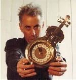 Jon Rose with clock