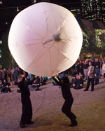 sphere of influence at federation square, melbourne 23/10/07 